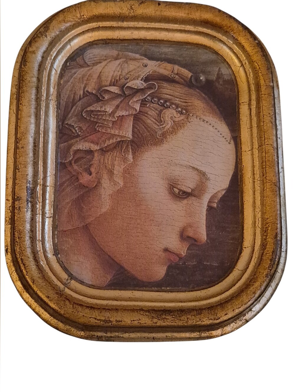 Vintage Art Reproduction of the Virgin Mary By Fra Filippo Lippi